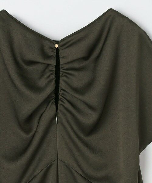 TOMORROWLAND / トゥモローランド ドレス | グレースサテン ギャザーワンピース | 詳細9