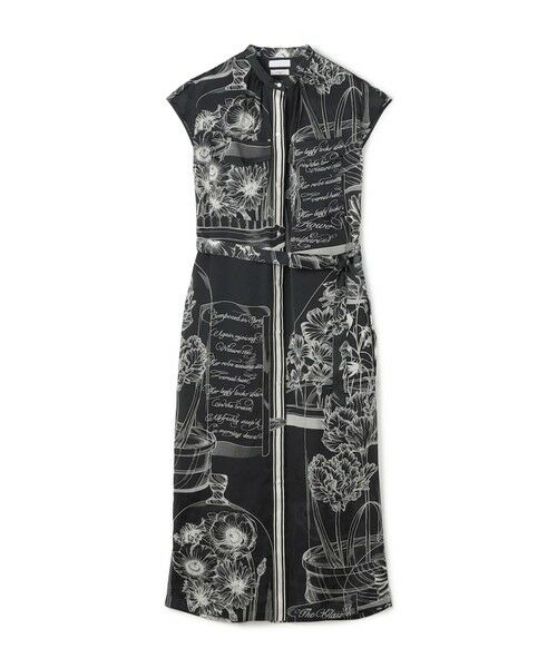 TOMORROWLAND / トゥモローランド ロング・マキシ丈ワンピース | 【別注】manipuri for Ballsey Glass dome Flower ワンピース（18 ブラック系）