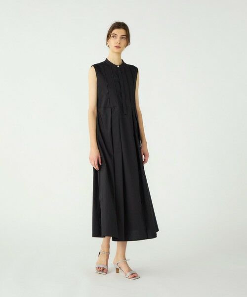 TOMORROWLAND / トゥモローランド ロング・マキシ丈ワンピース | プロセスドコットン ピンタックマキシワンピース | 詳細1