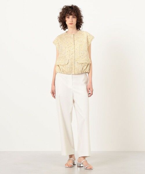 TOMORROWLAND / トゥモローランド ベスト | ブライトヤーンツイード ショートジレ | 詳細1