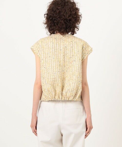 TOMORROWLAND / トゥモローランド ベスト | ブライトヤーンツイード ショートジレ | 詳細4