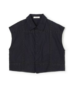 TOMORROWLAND / トゥモローランド シャツ・ブラウス | スーピマコットン レースコンビコンパクトシャツ