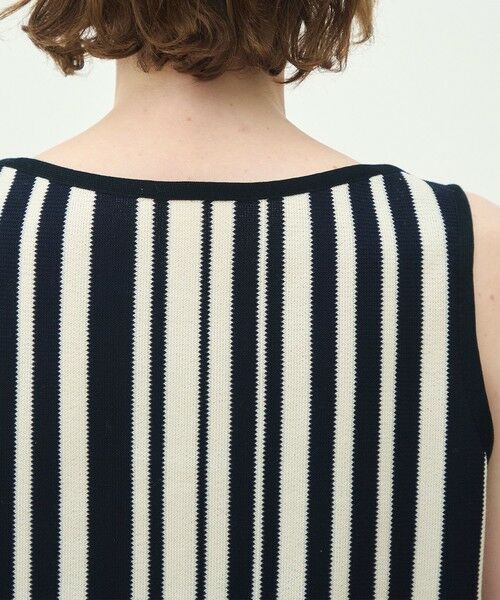 TOMORROWLAND / トゥモローランド シャツ・ブラウス | ランダムストライプラッセル ノースリーブプルオーバー | 詳細6