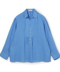 ハードマンリネン オープンカラーシャツ