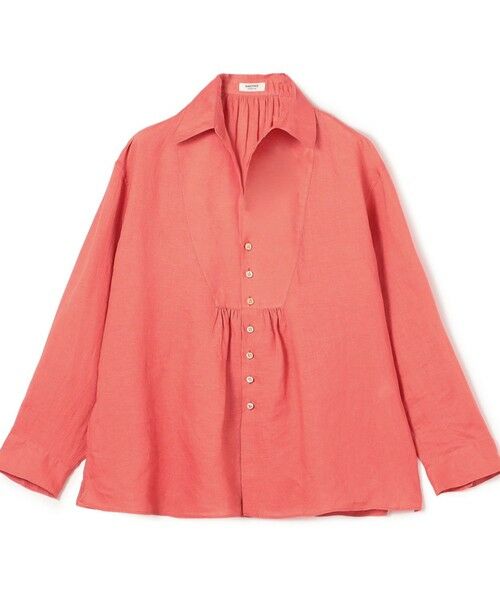TOMORROWLAND / トゥモローランド シャツ・ブラウス | ハードマンリネン オープンカラーシャツ（33 ピンク）