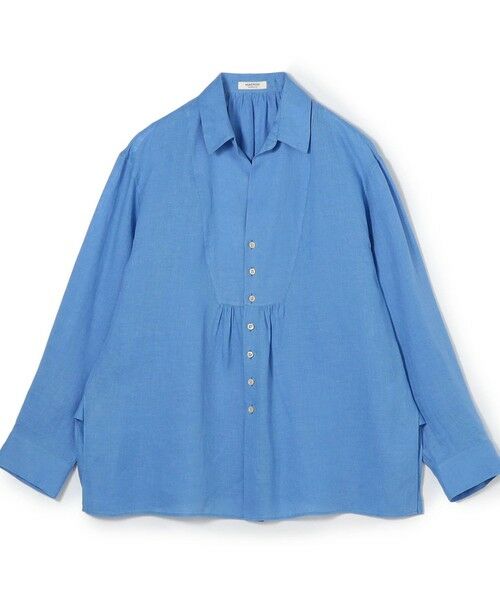 TOMORROWLAND / トゥモローランド シャツ・ブラウス | ハードマンリネン オープンカラーシャツ（65 ブルー）