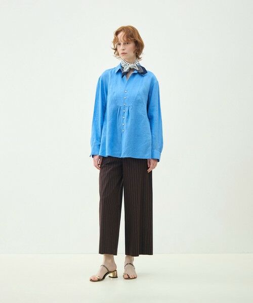 TOMORROWLAND / トゥモローランド シャツ・ブラウス | ハードマンリネン オープンカラーシャツ | 詳細1