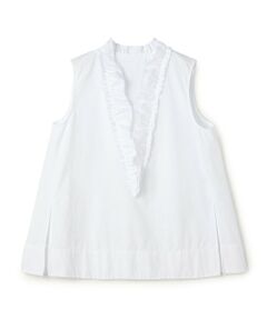 TOMORROWLAND / トゥモローランド シャツ・ブラウス | 【WEB先行予約】コットンタイプライター フリルノースリーブブラウス