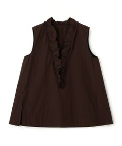 TOMORROWLAND / トゥモローランド シャツ・ブラウス | 【WEB先行予約】コットンタイプライター フリルノースリーブブラウス