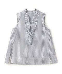 TOMORROWLAND / トゥモローランド シャツ・ブラウス | 【WEB先行予約】コットンタイプライター フリルノースリーブブラウス