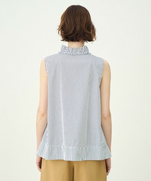 TOMORROWLAND / トゥモローランド シャツ・ブラウス | 【WEB先行予約】コットンタイプライター フリルノースリーブブラウス | 詳細4