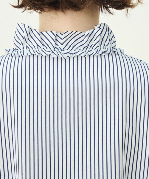 TOMORROWLAND / トゥモローランド シャツ・ブラウス | 【WEB先行予約】コットンタイプライター フリルノースリーブブラウス | 詳細6