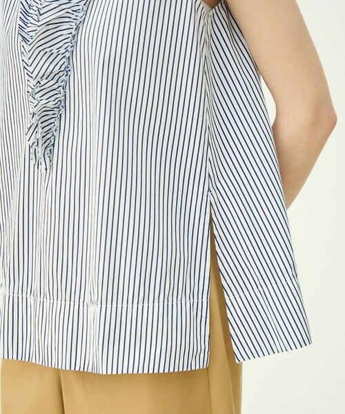 TOMORROWLAND / トゥモローランド シャツ・ブラウス | 【WEB先行予約】コットンタイプライター フリルノースリーブブラウス | 詳細8