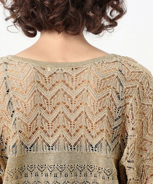 TOMORROWLAND / トゥモローランド ニット・セーター | レーシーラメ キーネックプルオーバー | 詳細6