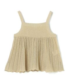 TOMORROWLAND / トゥモローランド キャミソール・チューブトップ | レーシーラメ フレアキャミソール