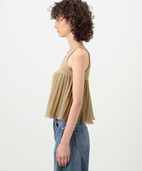 TOMORROWLAND / トゥモローランド キャミソール・チューブトップ | レーシーラメ フレアキャミソール | 詳細3