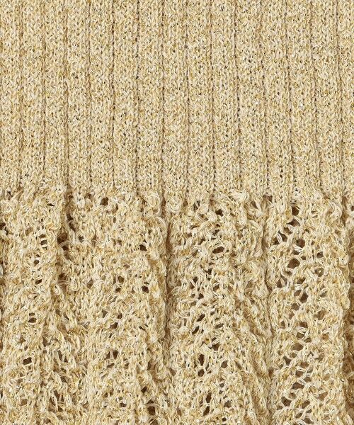 TOMORROWLAND / トゥモローランド キャミソール・チューブトップ | レーシーラメ フレアキャミソール | 詳細9