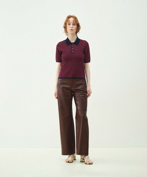 TOMORROWLAND / トゥモローランド ポロシャツ | コットンナイロンチェック ポロカラープルオーバー | 詳細1