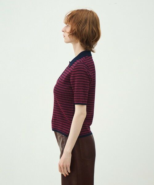 TOMORROWLAND / トゥモローランド ポロシャツ | コットンナイロンチェック ポロカラープルオーバー | 詳細3