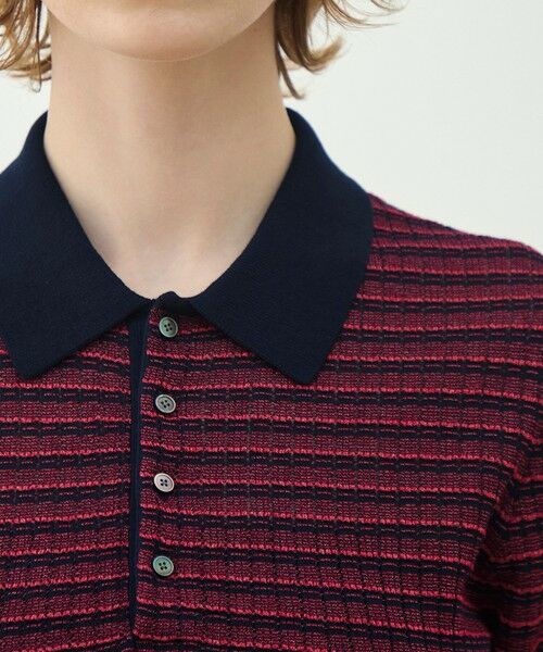 TOMORROWLAND / トゥモローランド ポロシャツ | コットンナイロンチェック ポロカラープルオーバー | 詳細5