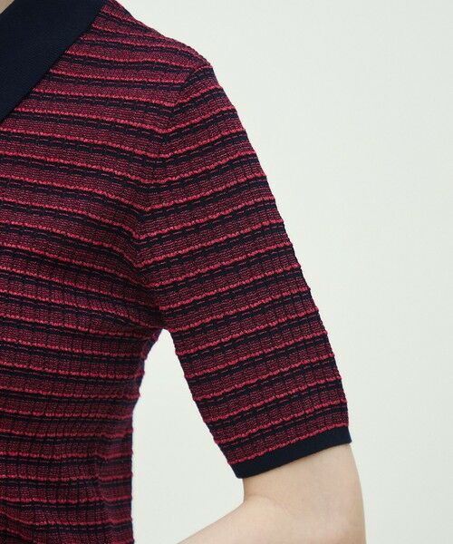 TOMORROWLAND / トゥモローランド ポロシャツ | コットンナイロンチェック ポロカラープルオーバー | 詳細7