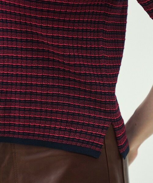 TOMORROWLAND / トゥモローランド ポロシャツ | コットンナイロンチェック ポロカラープルオーバー | 詳細8