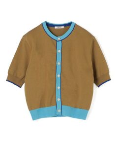 TOMORROWLAND / トゥモローランド カーディガン・ボレロ | ドライコットン ハーススリーブカーディガン