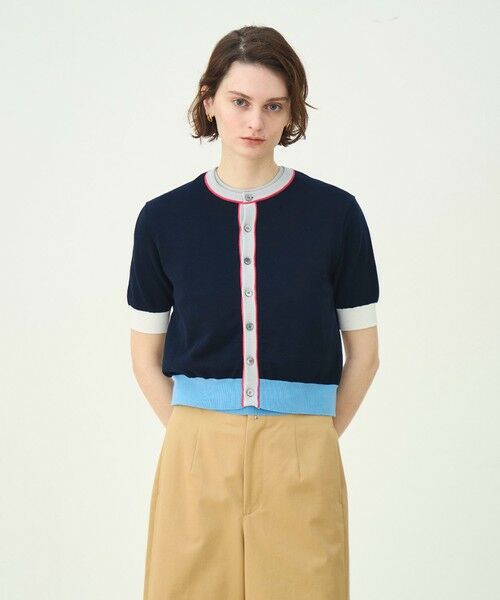 TOMORROWLAND / トゥモローランド カーディガン・ボレロ | ドライコットン ハーススリーブカーディガン | 詳細3