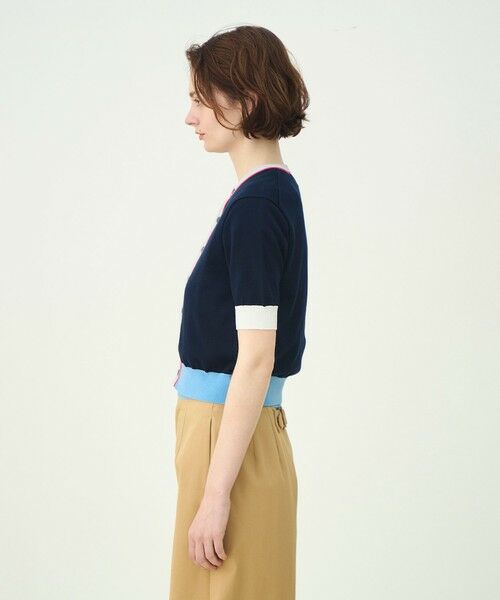 TOMORROWLAND / トゥモローランド カーディガン・ボレロ | ドライコットン ハーススリーブカーディガン | 詳細4