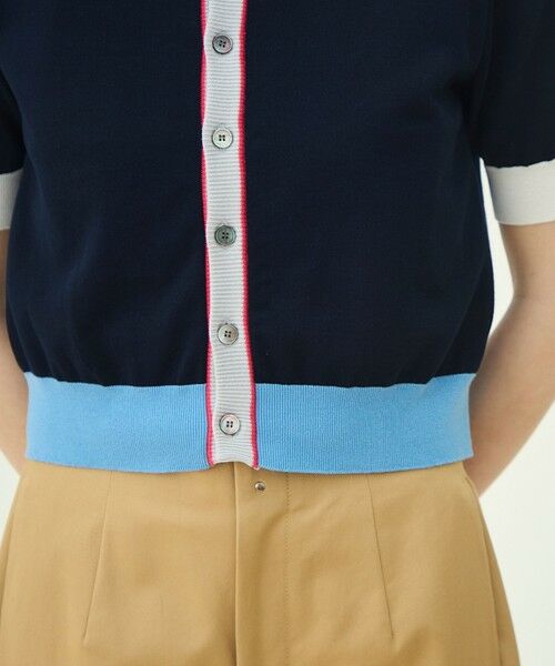 TOMORROWLAND / トゥモローランド カーディガン・ボレロ | ドライコットン ハーススリーブカーディガン | 詳細9