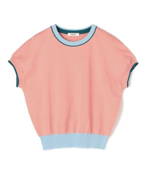 TOMORROWLAND / トゥモローランド ニット・セーター | ドライコットン フレンチスリーブプルオーバー（32 ピンク系）