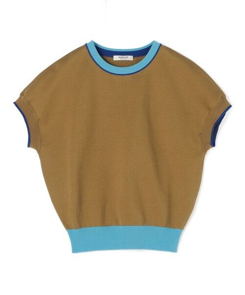 TOMORROWLAND / トゥモローランド ニット・セーター | ドライコットン フレンチスリーブプルオーバー（46 ブラウン系）