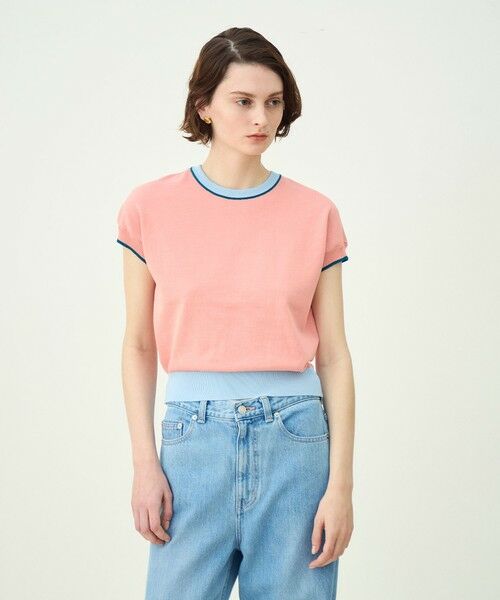 TOMORROWLAND / トゥモローランド ニット・セーター | ドライコットン フレンチスリーブプルオーバー | 詳細2