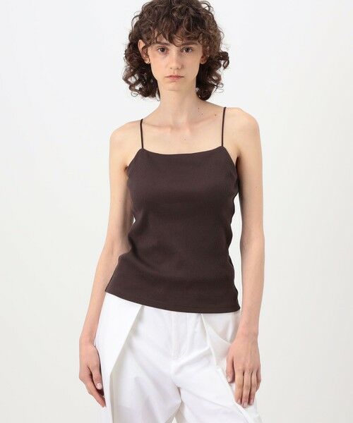 TOMORROWLAND / トゥモローランド キャミソール・チューブトップ | コットンリブ カップ付きキャミソール | 詳細2