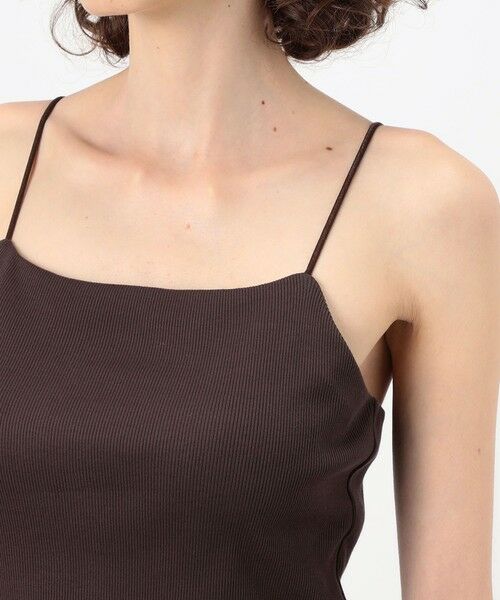 TOMORROWLAND / トゥモローランド キャミソール・チューブトップ | コットンリブ カップ付きキャミソール | 詳細7