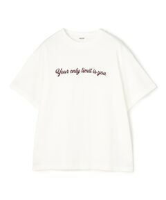 TOMORROWLAND / トゥモローランド Tシャツ | コットンロゴプリント Tシャツ