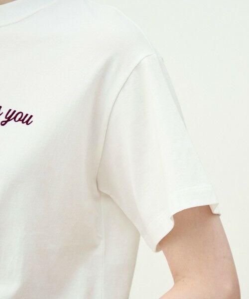 TOMORROWLAND / トゥモローランド Tシャツ | コットンロゴプリント Tシャツ | 詳細8