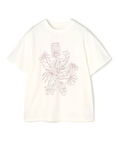 TOMORROWLAND / トゥモローランド Tシャツ | ボタニカルエンブロイダリー Tシャツ
