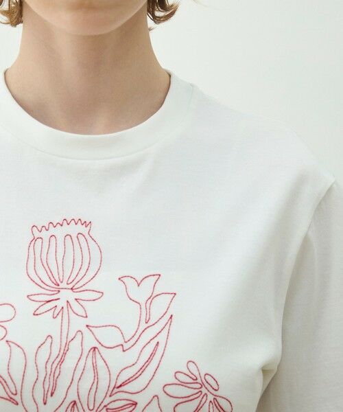 TOMORROWLAND / トゥモローランド Tシャツ | ボタニカルエンブロイダリー Tシャツ | 詳細5