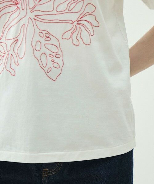 TOMORROWLAND / トゥモローランド Tシャツ | ボタニカルエンブロイダリー Tシャツ | 詳細8