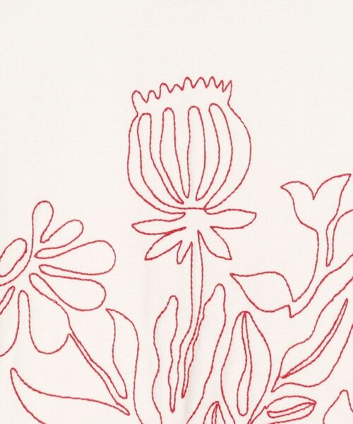 TOMORROWLAND / トゥモローランド Tシャツ | ボタニカルエンブロイダリー Tシャツ | 詳細9