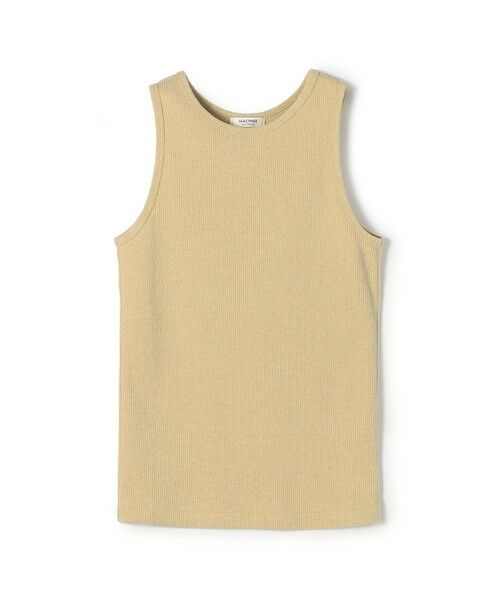 TOMORROWLAND / トゥモローランド タンクトップ | ヘザーリブ タンクトップ（41 ライトベージュ）
