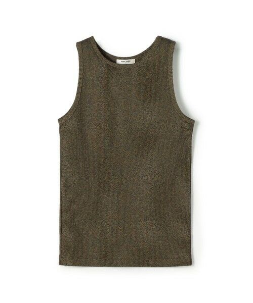 TOMORROWLAND / トゥモローランド タンクトップ | ヘザーリブ タンクトップ（49 カーキ）
