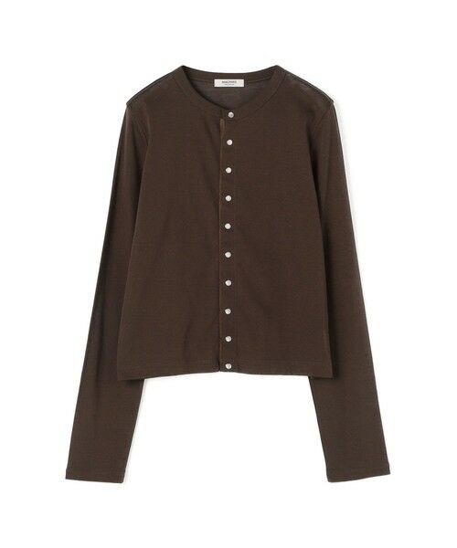 TOMORROWLAND / トゥモローランド カーディガン・ボレロ | 【WEB先行予約】ハイゲージジャージー クルーネックカーディガン（49 ダークブラウン）