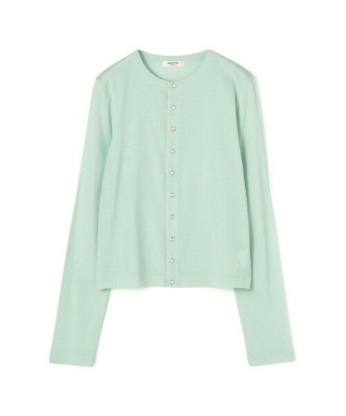 TOMORROWLAND / トゥモローランド カーディガン・ボレロ | 【WEB先行予約】ハイゲージジャージー クルーネックカーディガン（51 ライトグリーン）