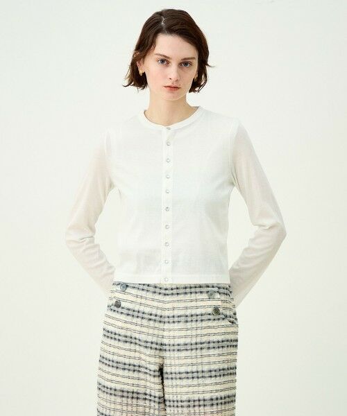 TOMORROWLAND / トゥモローランド カーディガン・ボレロ | 【WEB先行予約】ハイゲージジャージー クルーネックカーディガン | 詳細3