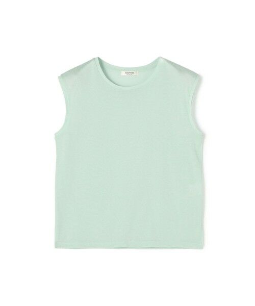 TOMORROWLAND / トゥモローランド カットソー | 【WEB先行予約】ハイゲージジャージー ノースリーブプルオーバー（51 ライトグリーン）