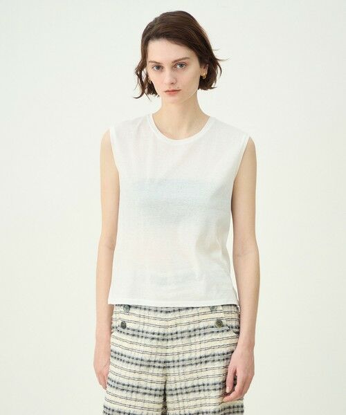 TOMORROWLAND / トゥモローランド カットソー | 【WEB先行予約】ハイゲージジャージー ノースリーブプルオーバー | 詳細2