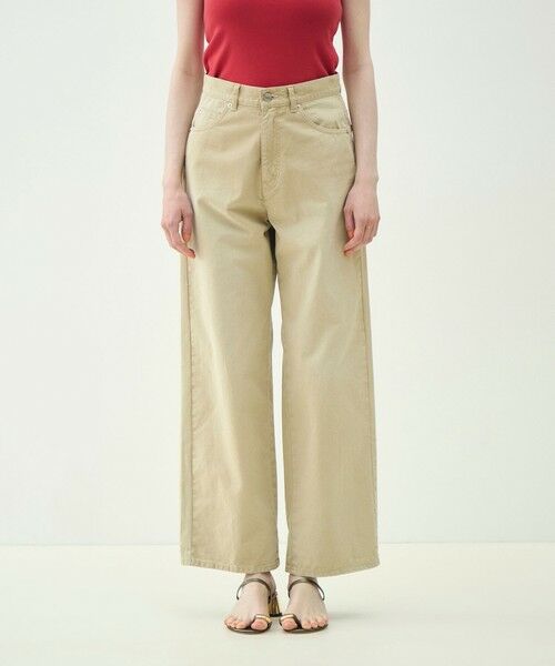 TOMORROWLAND / トゥモローランド チノ・ワークパンツ | ウォッシュドチノ ストレートパンツ | 詳細2