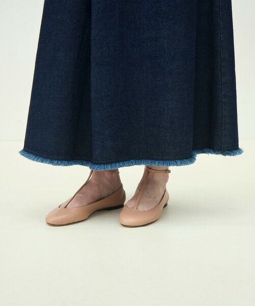 TOMORROWLAND / トゥモローランド デニムスカート | ローツイストデニム Aラインマキシスカート | 詳細8